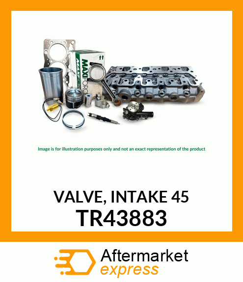 VALVE, INTAKE 45 TR43883