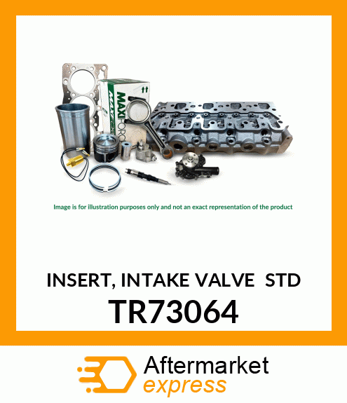 INSERT, INTAKE VALVE STD TR73064