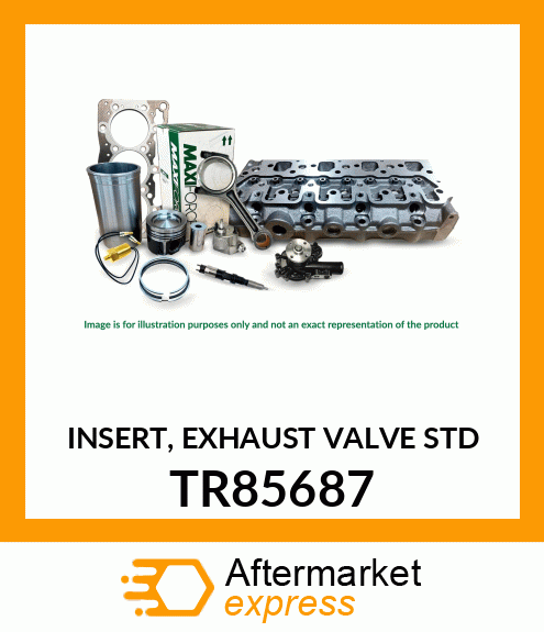 INSERT, EXHAUST VALVE STD TR85687