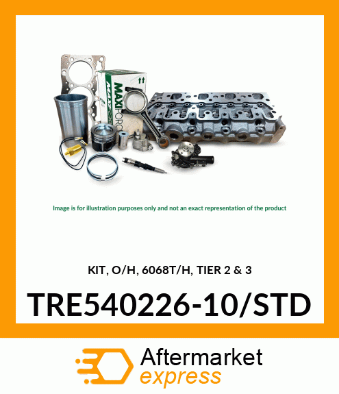 KIT, O/H, 6068T/H, TIER 2 & 3 TRE540226-10/STD