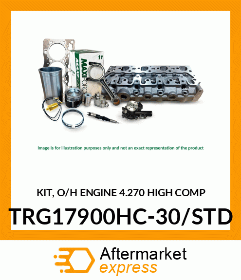 KIT, O/H ENGINE 4.270 HIGH COMP TRG17900HC-30/STD