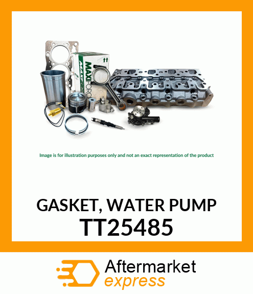 GASKET, WATER PUMP TT25485