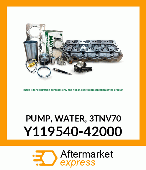 PUMP, WATER, 3TNV70 Y119540-42000