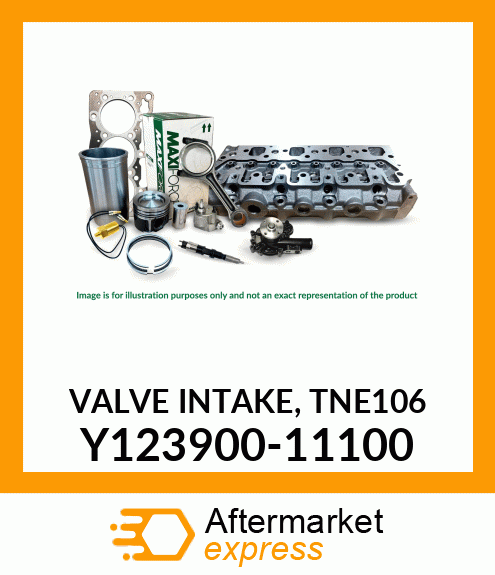 VALVE INTAKE, TNE106 Y123900-11100