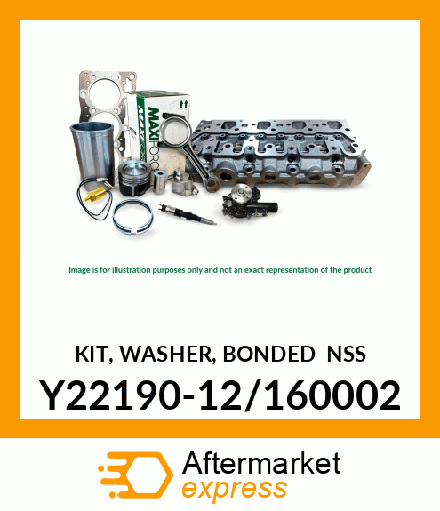 KIT, WASHER, BONDED NSS Y22190-12/160002