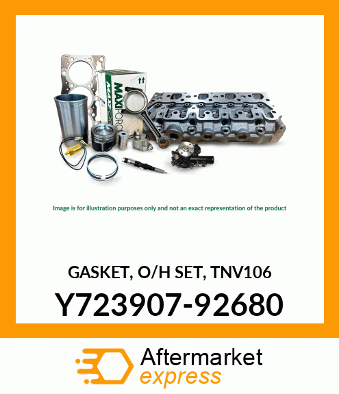 GASKET, O/H SET, TNV106 Y723907-92680