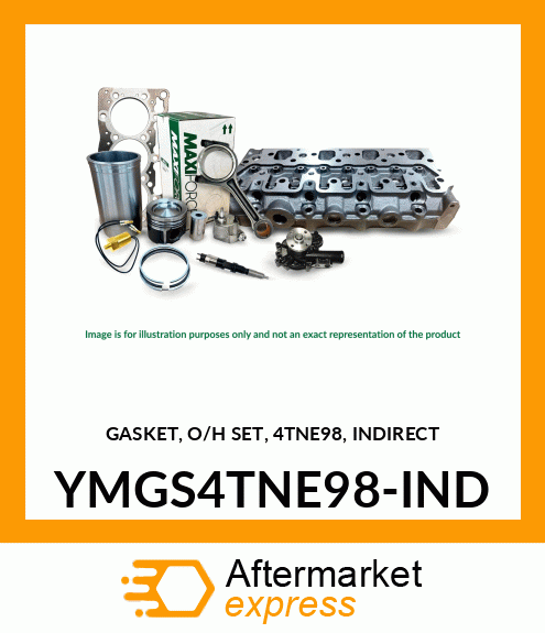 GASKET, O/H SET, 4TNE98, INDIRECT YMGS4TNE98-IND