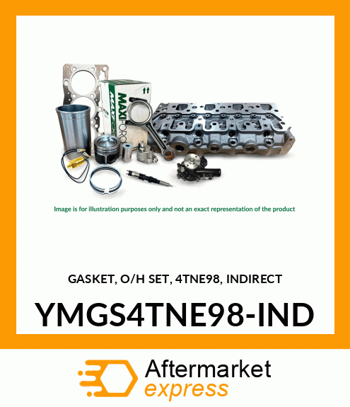 GASKET, O/H SET, 4TNE98, INDIRECT YMGS4TNE98-IND