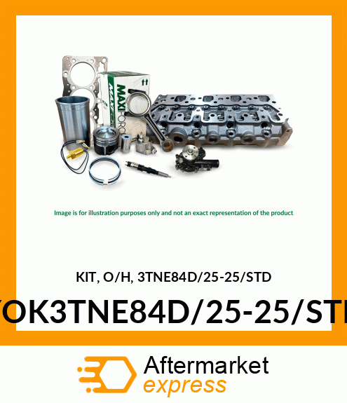 KIT, OVERHAUL YOK3TNE84D/25-25/STD