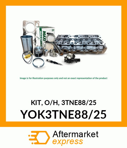 KIT, OVERHAUL 0.25 YOK3TNE88/25