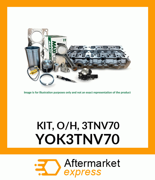 KIT, OVERHAUL, 3TNV70 YOK3TNV70