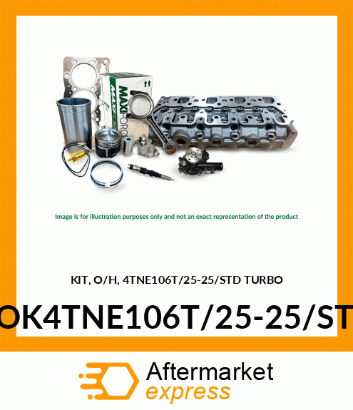 KIT, O/H ENGINE KIT, 0.25 mm TURBO YOK4TNE106T/25-25/STD