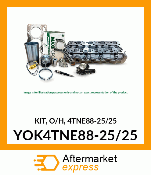 KIT, OVERHAUL YOK4TNE88-25/25