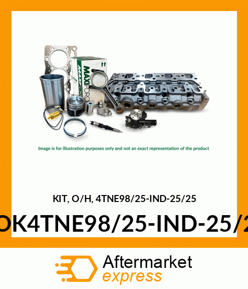 KIT, O/H ENGINE KIT 0.25 mm INDIRECT 25/25 YOK4TNE98/25-IND-25/25