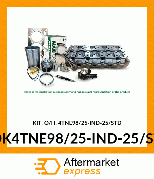 KIT, O/H ENGINE KIT 0.25 mm INDIRECT YOK4TNE98/25-IND-25/STD