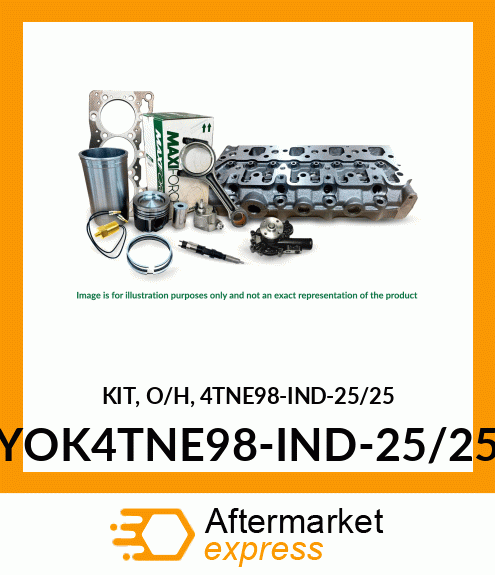 KIT, O/H YOK4TNE98-IND-25/25