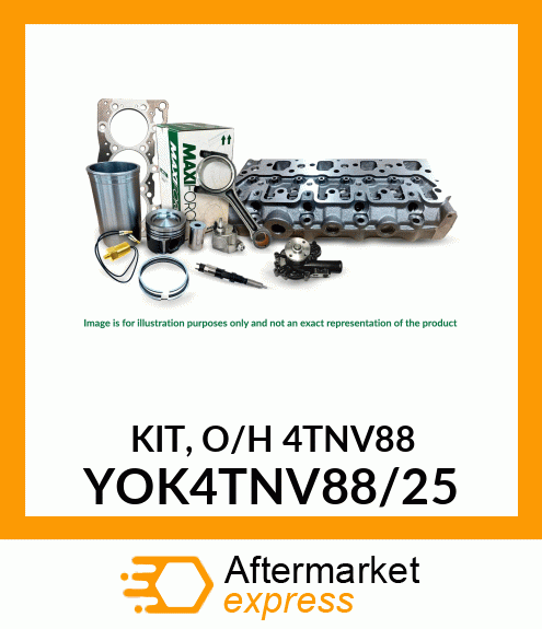 KIT, O/H 4TNV88 YOK4TNV88/25