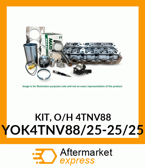 KIT, O/H 4TNV88 YOK4TNV88/25-25/25