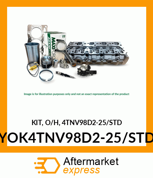 KIT, O/H YOK4TNV98D2-25/STD