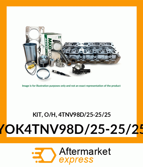 KIT O/H, 0.25 mm YOK4TNV98D/25-25/25