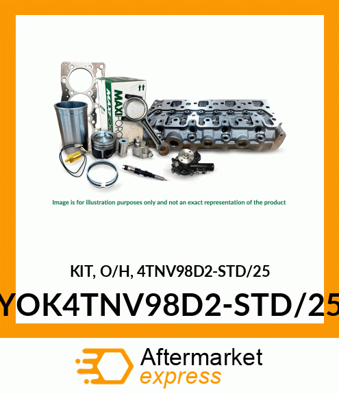 KIT, O/H YOK4TNV98D2-STD/25