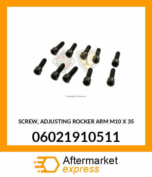 SCREW, ADJUSTING ROCKER ARM M10 X 35 06021910511