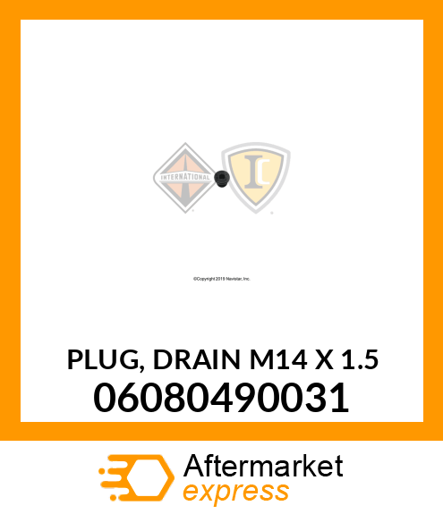 PLUG, DRAIN M14 X 1.5 06080490031