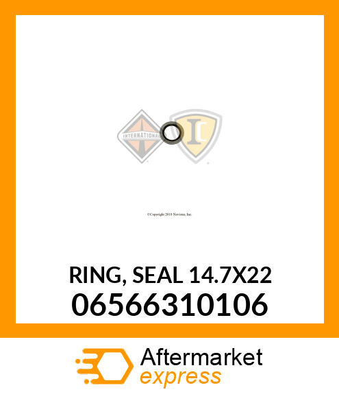 RING, SEAL 14.7X22 06566310106