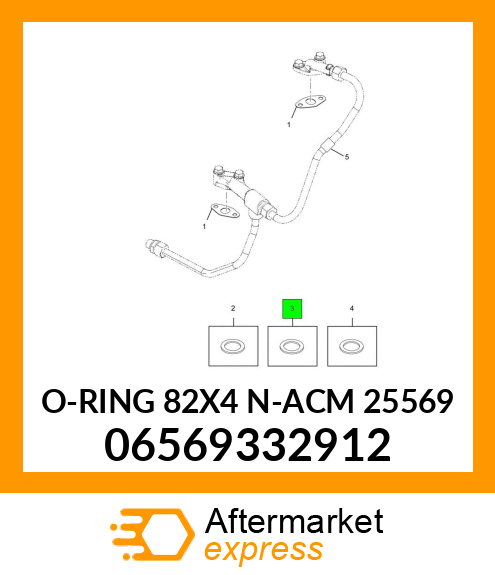 O-RING 82X4 N-ACM 25569 06569332912