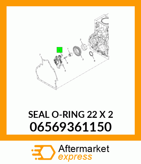 SEAL O-RING 22 X 2 06569361150