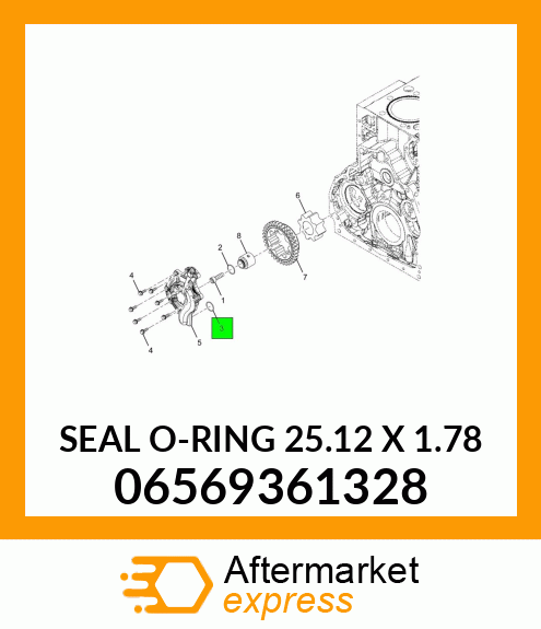 SEAL O-RING 25.12 X 1.78 06569361328