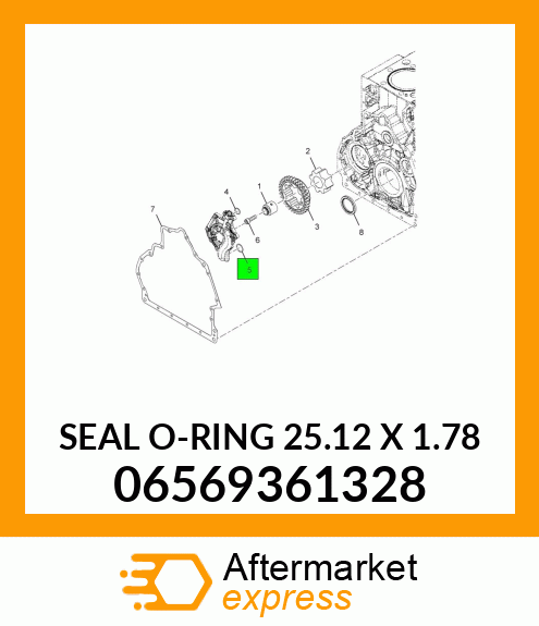 SEAL O-RING 25.12 X 1.78 06569361328