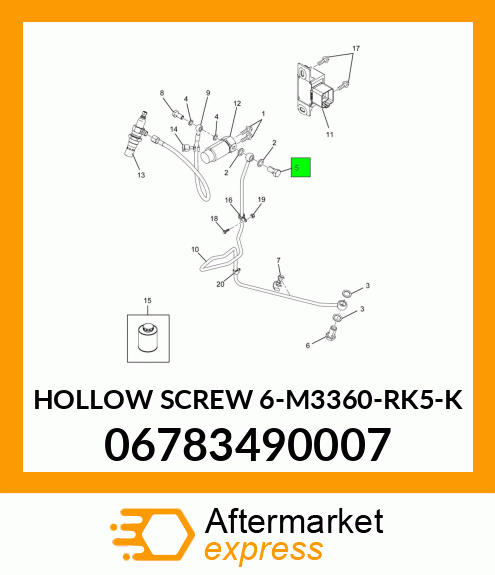 HOLLOW SCREW 6-M3360-RK5-K 06783490007