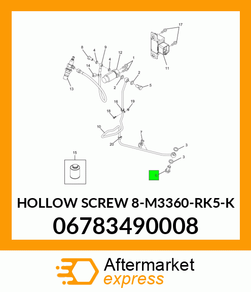 HOLLOW SCREW 8-M3360-RK5-K 06783490008