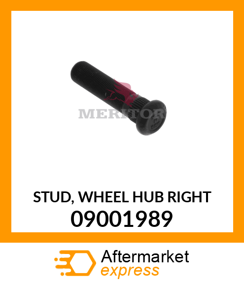 STUD, WHEEL HUB RIGHT 09001989