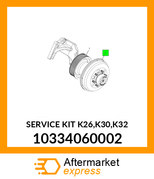 SERVICE KIT K26,K30,K32 10334060002