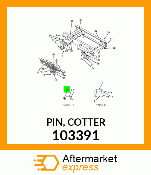 PIN, COTTER 103391