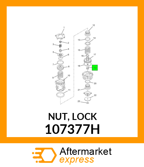 NUT, LOCK 107377H