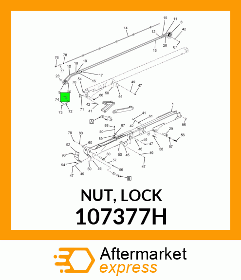 NUT, LOCK 107377H