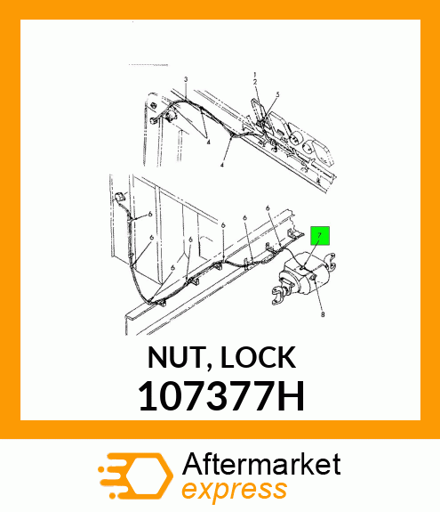 NUT, LOCK 107377H