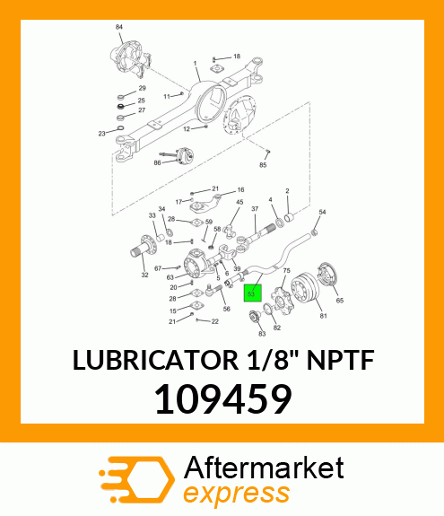 LUBRICATOR 1/8" NPTF 109459