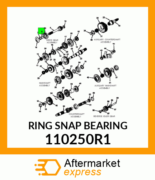 RING SNAP BEARING 110250R1
