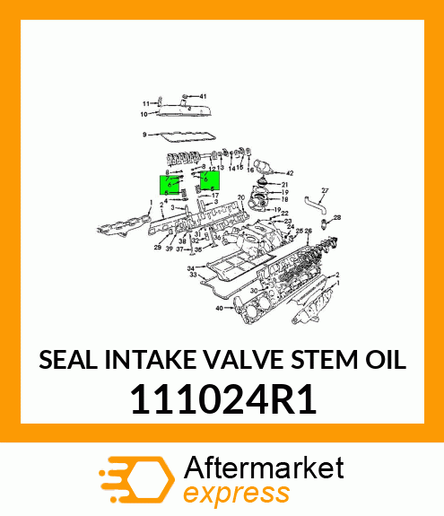 SEAL INTAKE VALVE STEM OIL 111024R1