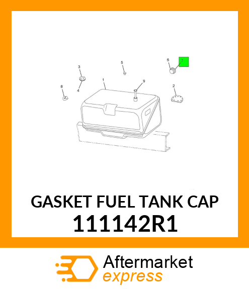 GASKET FUEL TANK CAP 111142R1