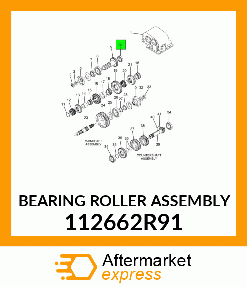 BEARING ROLLER ASSEMBLY 112662R91