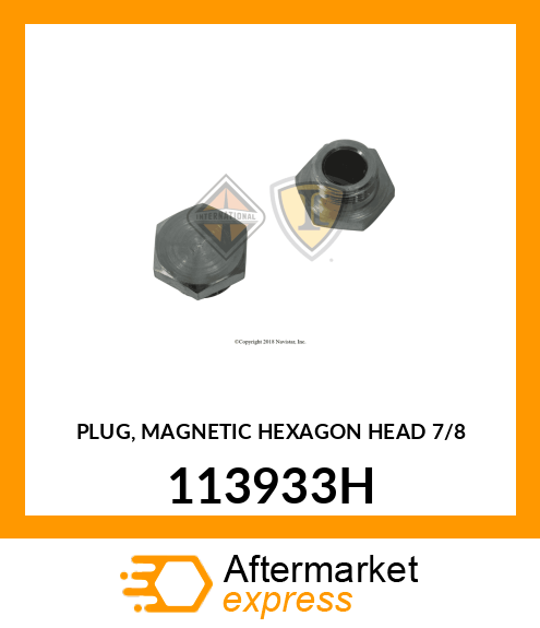 PLUG, MAGNETIC HEXAGON HEAD 7/8" 113933H