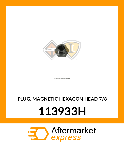 PLUG, MAGNETIC HEXAGON HEAD 7/8" 113933H