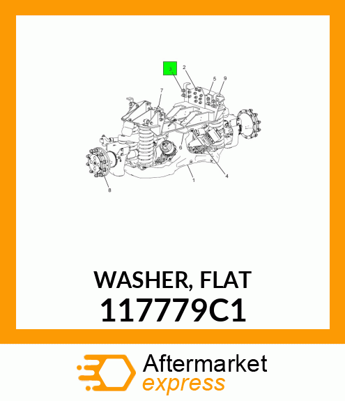 WASHER, FLAT 117779C1