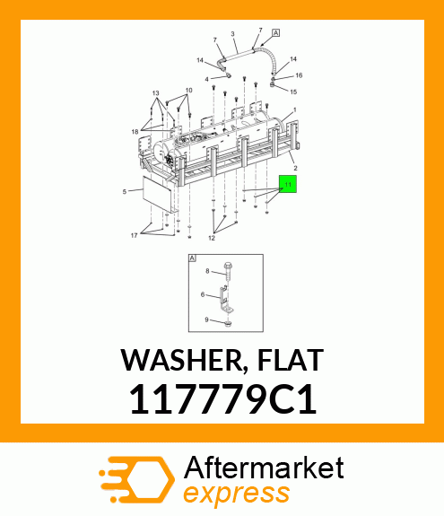 WASHER, FLAT 117779C1