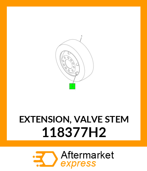 EXTENSION, VALVE STEM 118377H2